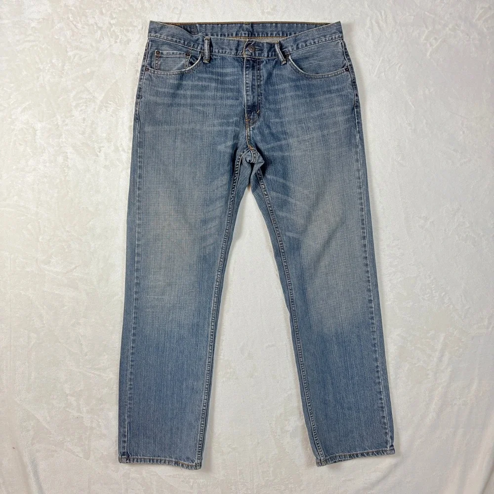 Levi's 559 Relaxed Straight Mens 36x34 Blue Good Medium‎ Wash Denim Jeans